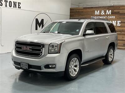 2015 GMC Yukon SLT 4X4 / 5.3L V8 / 1-OWNER / Leather / DVD  / Navigation & Backup Camera / Sunroof / Heated & Cooled Leather Seats / Rear DVD Player / 3RD ROW SEAT / 4-Captain Chairs / ZERO RUST SUV