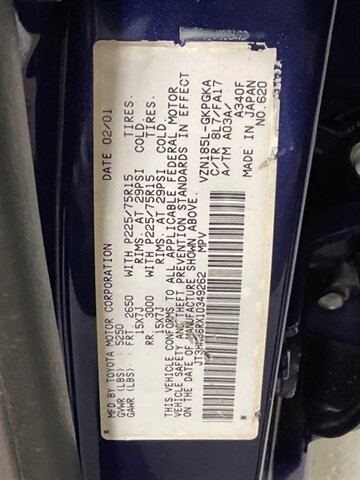 2001 Toyota 4Runner SR5 Sport Utility 4X4 / 3.4L V6 / 118K MILES  / ZERO RUST / SUNROOF / FRESH TIMING BELT SERVICE DONE - Photo 50 - Gladstone, OR 97027