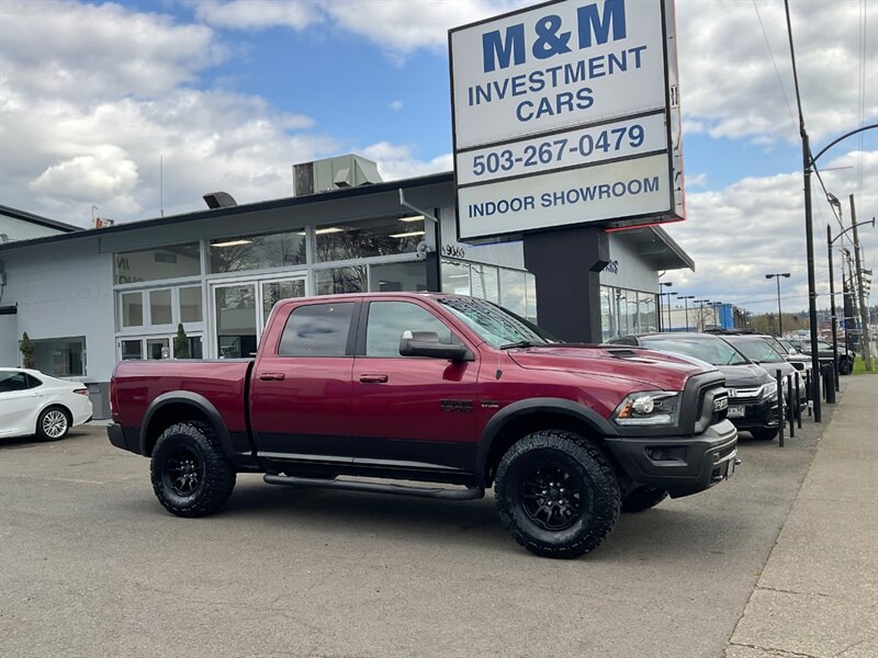 2018 RAM 1500 Rebel Crew Cab 4X4 / 5.7L V8 Hemi / Leather Heated  /LIFTED w. BRAND NEW WHEELS & TIRES / Navigation / ONLY 48,000 MILES - Photo 52 - Gladstone, OR 97027