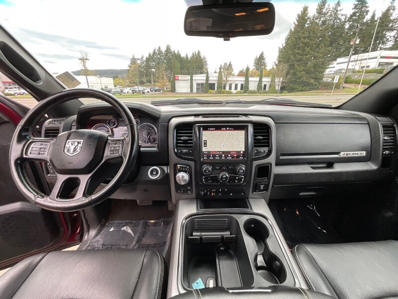 2018 RAM 1500 Rebel Crew Cab 4X4 / 5.7L V8 Hemi / Leather Heated  /LIFTED w. BRAND NEW WHEELS & TIRES / Navigation / ONLY 48,000 MILES - Photo 42 - Gladstone, OR 97027