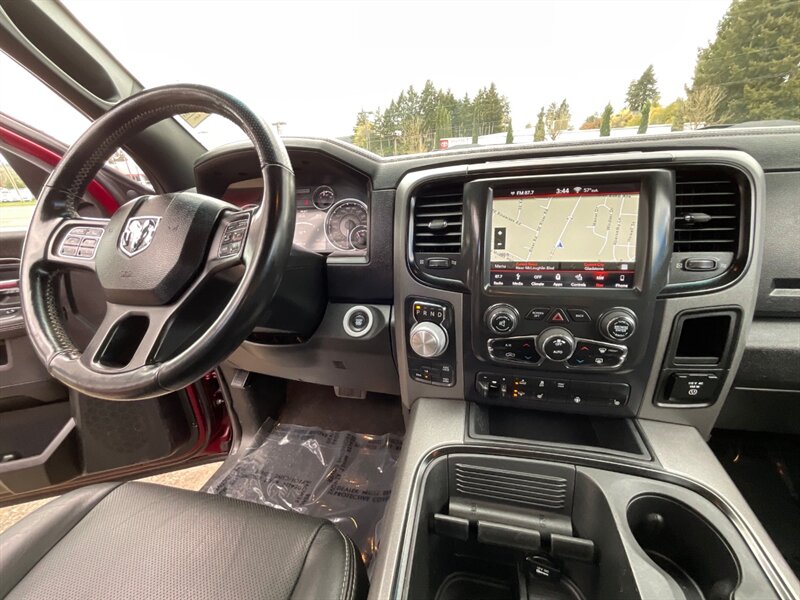 2018 RAM 1500 Rebel Crew Cab 4X4 / 5.7L V8 Hemi / Leather Heated  /LIFTED w. BRAND NEW WHEELS & TIRES / Navigation / ONLY 48,000 MILES - Photo 17 - Gladstone, OR 97027