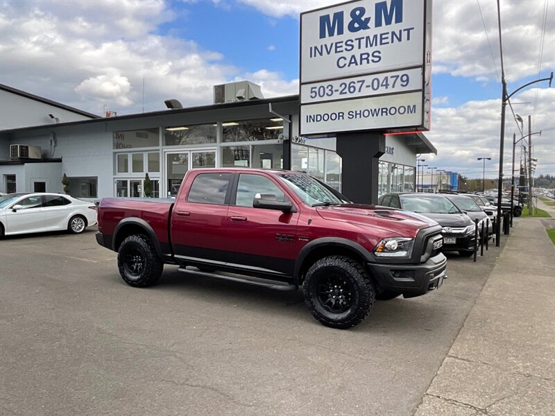 2018 RAM 1500 Rebel Crew Cab 4X4 / 5.7L V8 Hemi / Leather Heated  /LIFTED w. BRAND NEW WHEELS & TIRES / Navigation / ONLY 48,000 MILES - Photo 25 - Gladstone, OR 97027