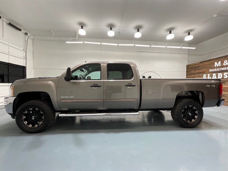 2013 Chevrolet Silverado 3500 LT Crew Cab 4X4 / 6.6L DIESEL / Leather / SRW  / LONG BED / ZERO RUST / Backup Camera & Heated Seats - Photo 3 - Gladstone, OR 97027