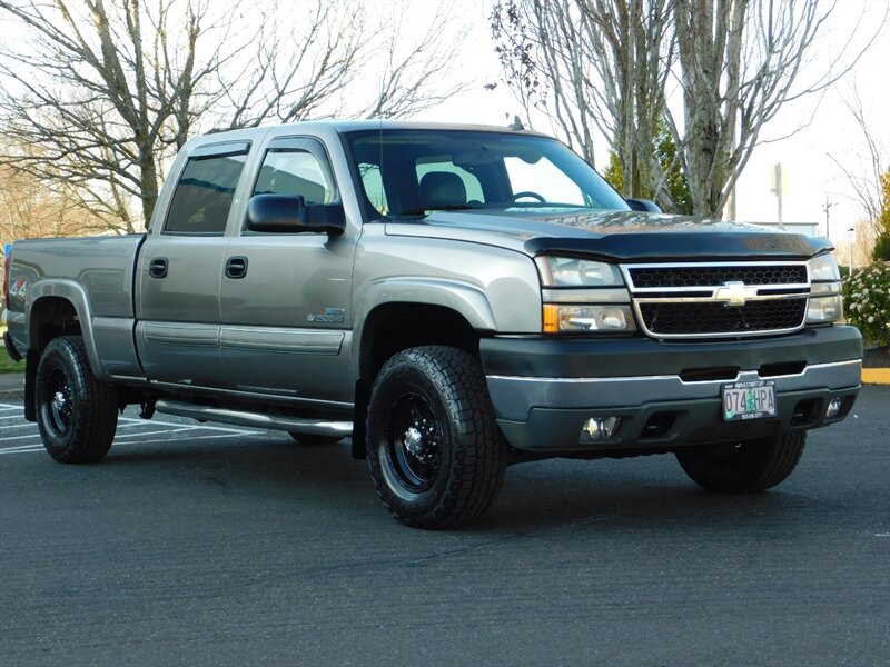 2007 Chevrolet Silverado 2500 LT Crew Cab 4X4 6.6L DURAMAX DIESEL / LBZ ...