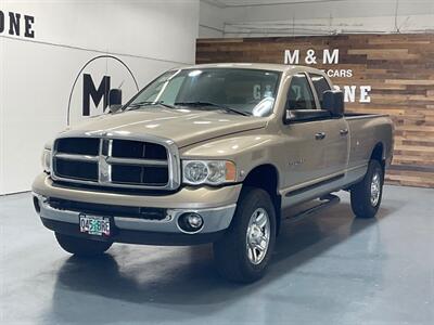 2005 Dodge Ram 2500 SLT Quad Cab 4X4 / 5.9L Diesel / 6-SPEED MANUAL  / LOCAL TRUCK w. ZERO RUST