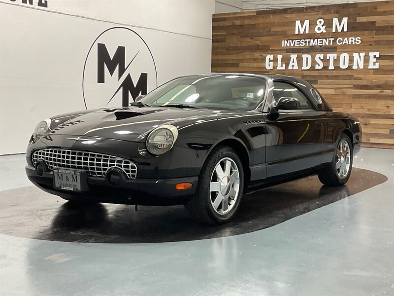 2002 Ford Thunderbird Deluxe Convertible HARD TOP / ONLY 89,000 MILES  / LOCAL CAR / Leather - Photo 1 - Gladstone, OR 97027