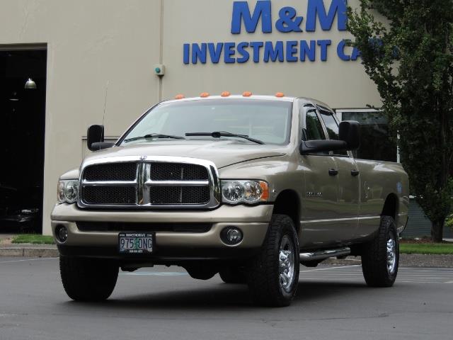 2003 Dodge Ram 3500 4X4 1-TON / 5.9 L CUMMINS Diesel / 6-SPEED MANUAL