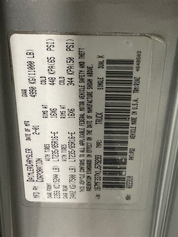 2001 Dodge Ram 3500 SLT Plus 4X4 /5.9L DIESEL/6-SPEED/ 27,000 MILES  / DUALLY / LONG BED / ZERO RUST / ORIGINAL 27K MILES - Photo 52 - Gladstone, OR 97027