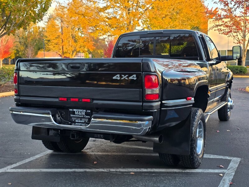 1998 Dodge Ram 3500 DUALLY 4X4 12-VALVE 5.9L CUMMINS DIESEL / LONG BED / LARAMIE / 12V / 1-TON / LOW MILES - Photo 8 - Portland, OR 97217