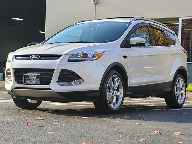 2014 Ford Escape Titanium  / ALL WHEEL DRIVE / EcoBoost / Heated Leather / Panoramic Roof / Navigation / Low Miles - Photo 1 - Portland, OR 97217