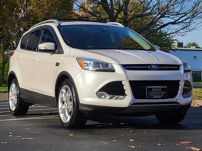 2014 Ford Escape Titanium  / ALL WHEEL DRIVE / EcoBoost / Heated Leather / Panoramic Roof / Navigation / Low Miles - Photo 2 - Portland, OR 97217