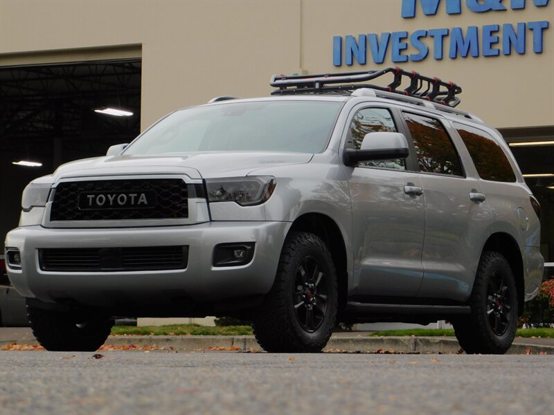 2019 Toyota Sequoia TRD CUSTOM UPGRADE 4X4 / TRD PRO Leather TYGER RAC   - Photo 1 - Portland, OR 97217