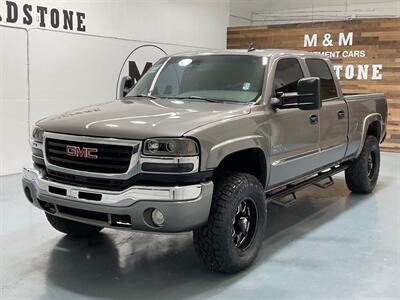 2007 GMC Sierra 2500 SLT Crew Cab 4X4/6.6L DIESEL /LBZ MOTOR/ ZERO RUST  / Allison Tranny / Leather w. Heated Seats / 6.5Ft Bed