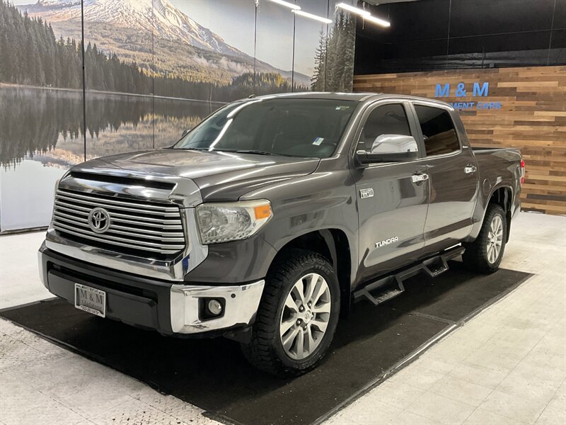 2015 Toyota Tundra Limited CREW MAX 4X4 / 5.7L V8 / FULLY LOADED  /Navigation & Backup Camera - Photo 1 - Gladstone, OR 97027