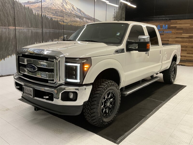 2014 Ford F-350 Lariat ULTIMATE PKG 4X4 / 6.7L DIESEL / LIFTED  /LOCAL OREGON TRUCK / RUST FREE / LIFTED w. BRAND NEW 35 " MUD TIRES & 18 " FUEL WHEELS / Leather & Sunroof / SHARP!! - Photo 25 - Gladstone, OR 97027