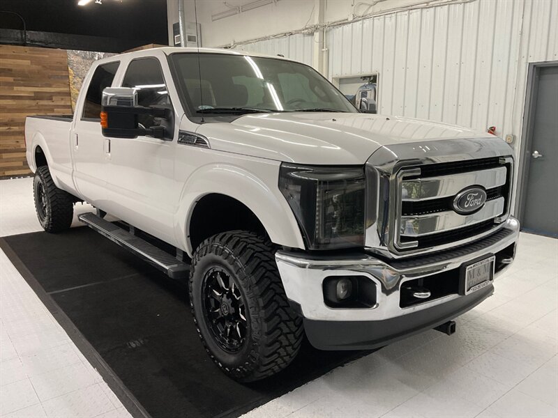 2014 Ford F-350 Lariat ULTIMATE PKG 4X4 / 6.7L DIESEL / LIFTED  /LOCAL OREGON TRUCK / RUST FREE / LIFTED w. BRAND NEW 35 " MUD TIRES & 18 " FUEL WHEELS / Leather & Sunroof / SHARP!! - Photo 2 - Gladstone, OR 97027