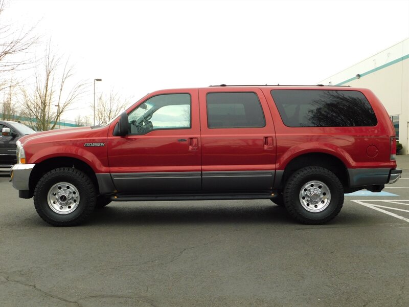 2002 Ford Excursion XLT 4X4 7.3L DIESEL / Leather / 10-Passenger SUV   - Photo 3 - Portland, OR 97217