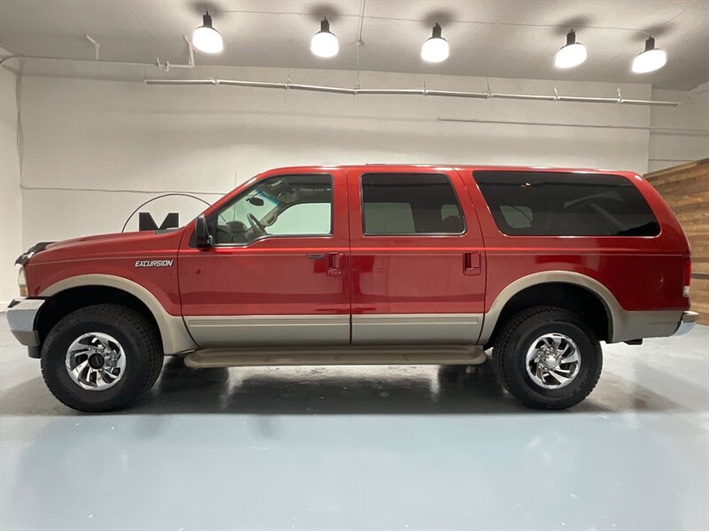2001 Ford Excursion Limited 4X4 / 7.3L DIESEL / 3RD ROW SEAT / LOCAL / ZERO RUST / Leather w. Heated Seats / NEW TIRES - Photo 3 - Gladstone, OR 97027