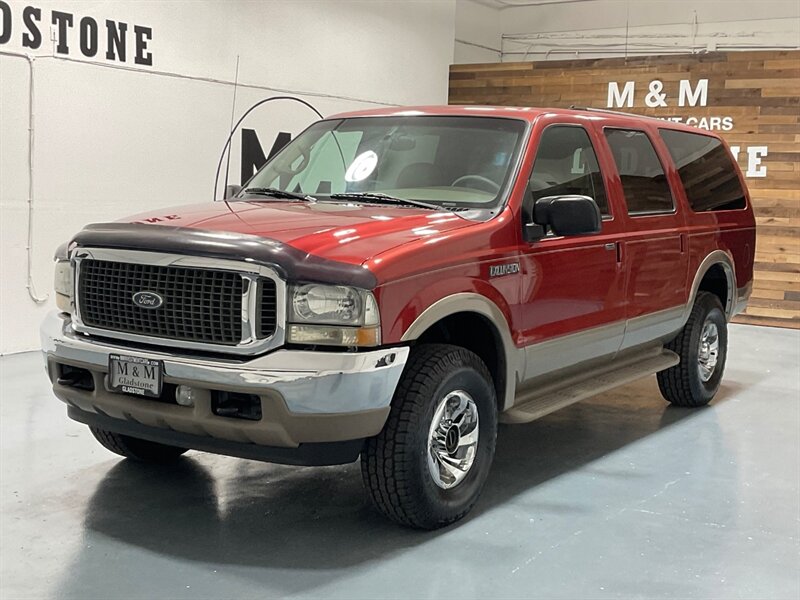 2001 Ford Excursion Limited 4X4 / 7.3L DIESEL / 3RD ROW SEAT / LOCAL / ZERO RUST / Leather w. Heated Seats / NEW TIRES - Photo 1 - Gladstone, OR 97027