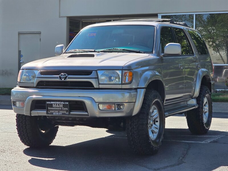 2002 Toyota 4Runner SPORT 4X4 / V6 3.4L / NEW LIFT + TIRES / LOW MILES / LEATHER / HOOD SCOOP / IMMACULATE - Photo 1 - Portland, OR 97217