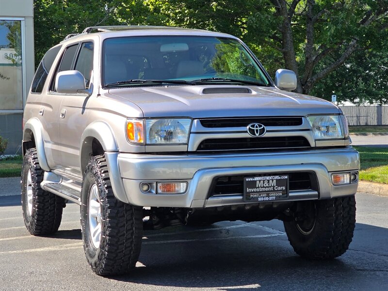 2002 Toyota 4Runner SPORT 4X4 / V6 3.4L / NEW LIFT + TIRES / LOW MILES / LEATHER / HOOD SCOOP / IMMACULATE - Photo 2 - Portland, OR 97217