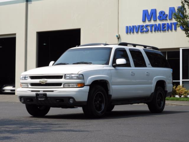 2005 Chevrolet Suburban 1500 Z71 / 4WD / Leather / DVD / Sunroof / Excel C 2005 Suburban 1500 4x4 Towing Capacity