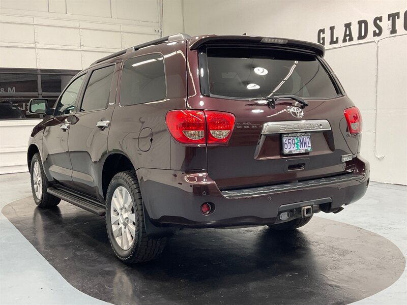 2013 Toyota Sequoia Platinum 4X4 / 5.7L V8 / Leather Navigation  DVD  / LOCAL NO RUST - Photo 9 - Gladstone, OR 97027