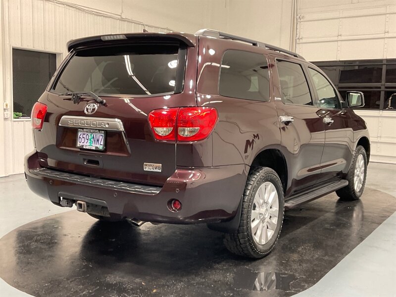 2013 Toyota Sequoia Platinum 4X4 / 5.7L V8 / Leather Navigation  DVD  / LOCAL NO RUST - Photo 8 - Gladstone, OR 97027