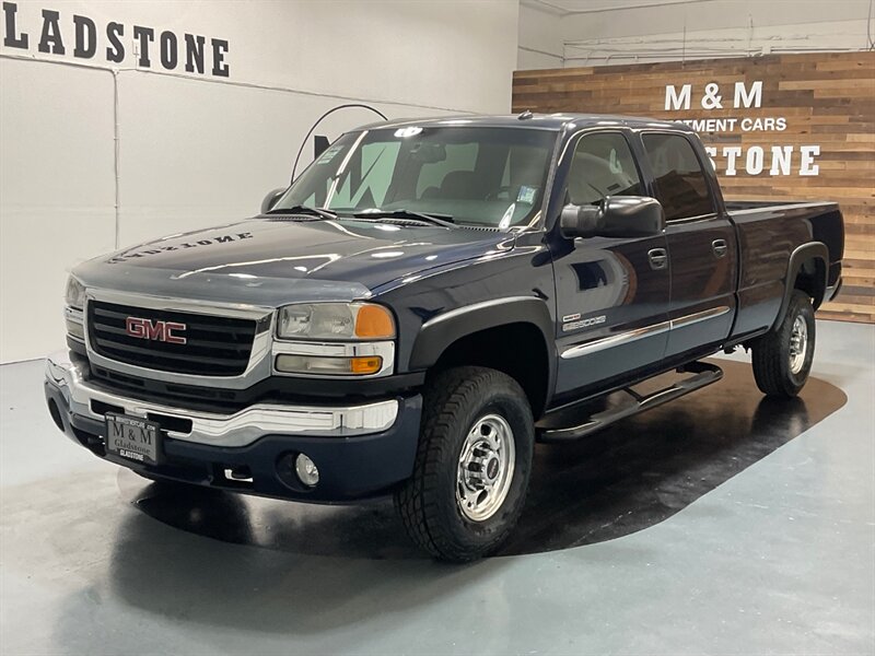 2005 GMC Sierra 2500 SLT Crew Cab 4X4 6.6L DURAMAX DIESEL / LONG BED  / LOCAL NO RUST - Photo 1 - Gladstone, OR 97027