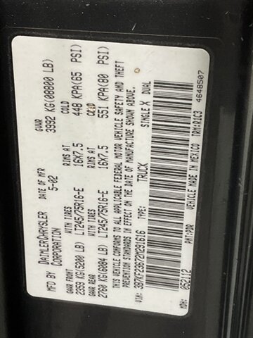 2002 Dodge Ram 2500 SLT Laramie Quad Cab 4X4 / 5.9L DIESEL / 1-OWNER / Long Bed / LOCAL OREGON TRUCK / ZERO RUST / NEW WHEELS & TIRES - Photo 55 - Gladstone, OR 97027
