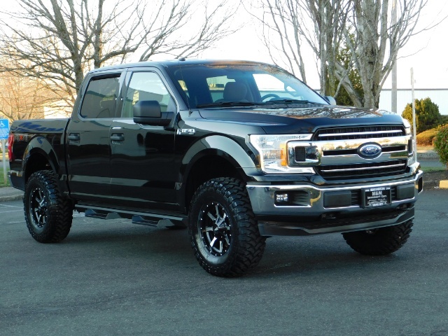 2018 Ford F-150 XLT Crew Cab 4X4 V8 5.0 Liter / 1-Owner / LIFTED