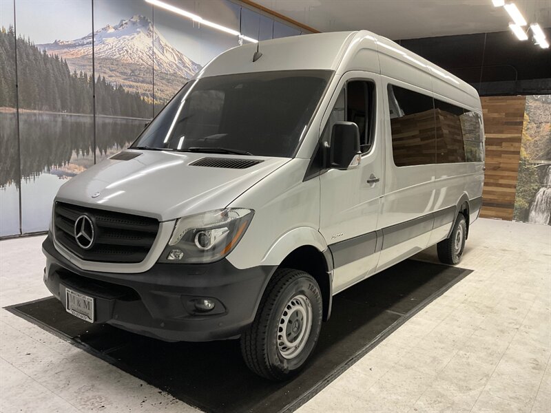 2015 Mercedes-Benz Sprinter 2500 Crew Passenger 4X4 / 3.0L DIESEL/ 50,000 MILE  / HIGH ROOF w. 170 " WB / Navigation & Backup Cam / Towing Pkg / 11-Passenger w. CARGO AREA / 4X4 VAN - Photo 1 - Gladstone, OR 97027