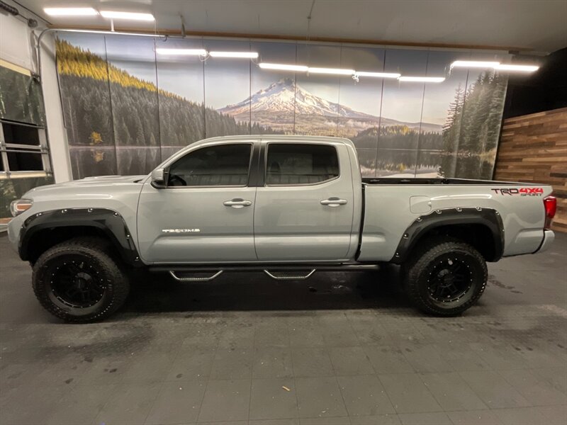 2018 Toyota Tacoma 4x4 TRD Sport / 4.0L V6 / LONG BED / LIFTED LIFTED  CEMENT COLOR / Technology Pkg / LIFTED / 1-OWNER LOCAL - Photo 3 - Gladstone, OR 97027