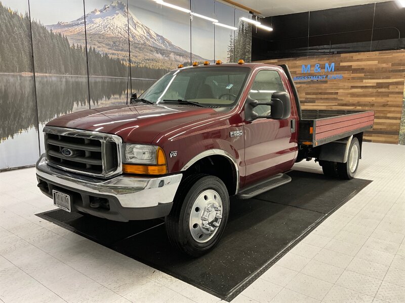 1999 Ford F-550 LARIAT 4X4 /V10 / TILT UP FLAT BED / 41,000 MILES  / Regular Cab / DUALLY / F-550/ 1-OWNER LOCAL / RUST FREE / Leather Seats / LOW LOW MILES - Photo 25 - Gladstone, OR 97027