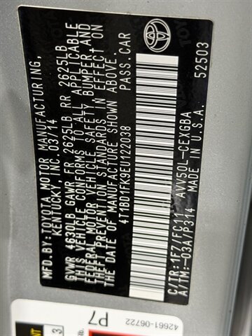 2014 Toyota Camry Hybrid XLE / Backup Camera / Local Car /Excel Cond - Photo 45 - Gladstone, OR 97027