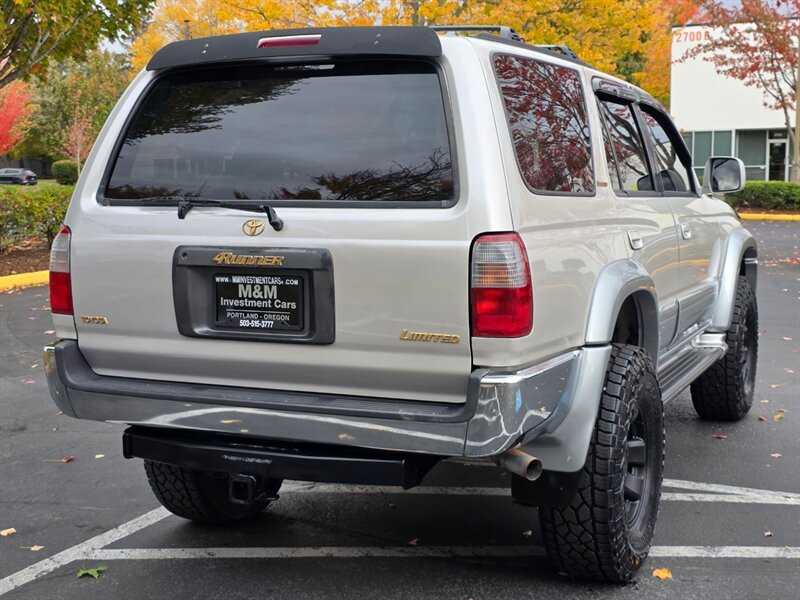 1998 Toyota 4Runner Limited 4X4 / V6 3.4 L / LIFTED / REAR DIFF LOCK / TIMING BELT DONE / SUN ROOF / LEATHER / NEW TIRES / ZERO RUST - Photo 8 - Portland, OR 97217