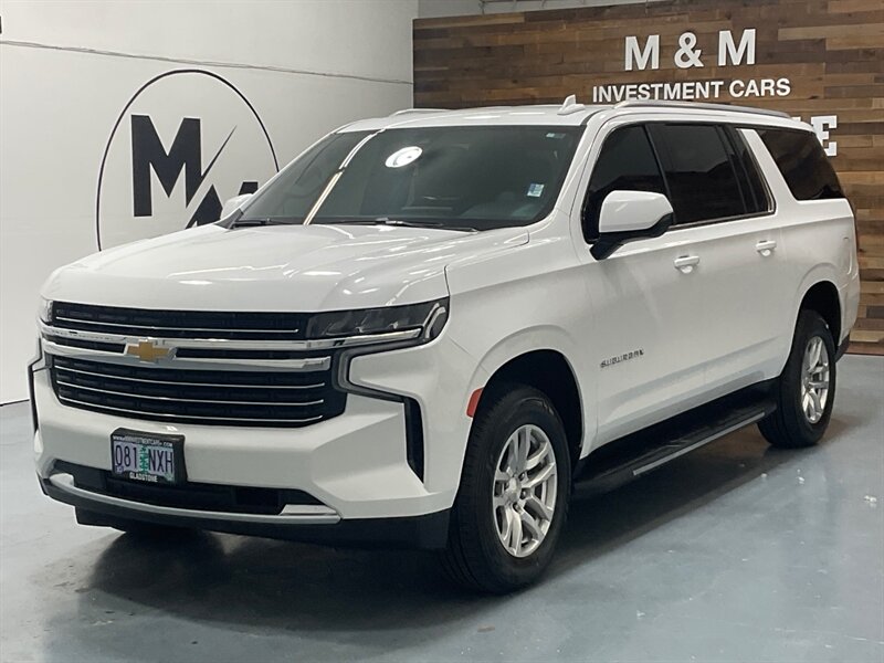 2021 Chevrolet Suburban LT 4X4 3RD ROW SEAT / Leather w. heated seats  / Rear view Camera - Photo 1 - Gladstone, OR 97027