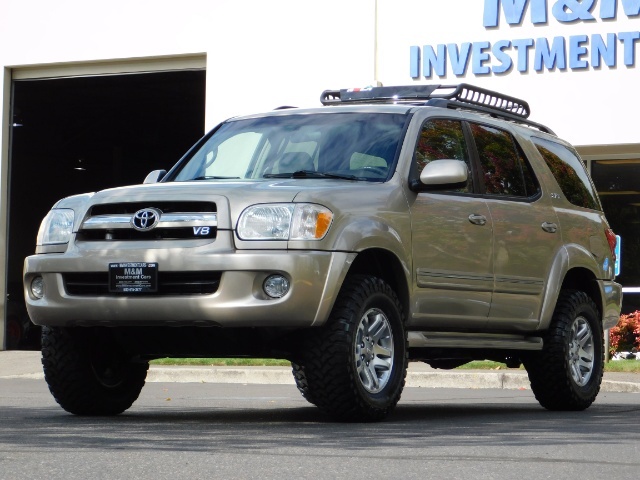 2005 Toyota Sequoia SR5 / 4WD / Leather Heated Seats / LIFTED LIFTED