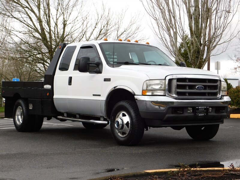 2002 Ford F-350 Super Duty XLT 4X4 7.3L DIESEL / DUALLY / FLAT BED   - Photo 14 - Portland, OR 97217