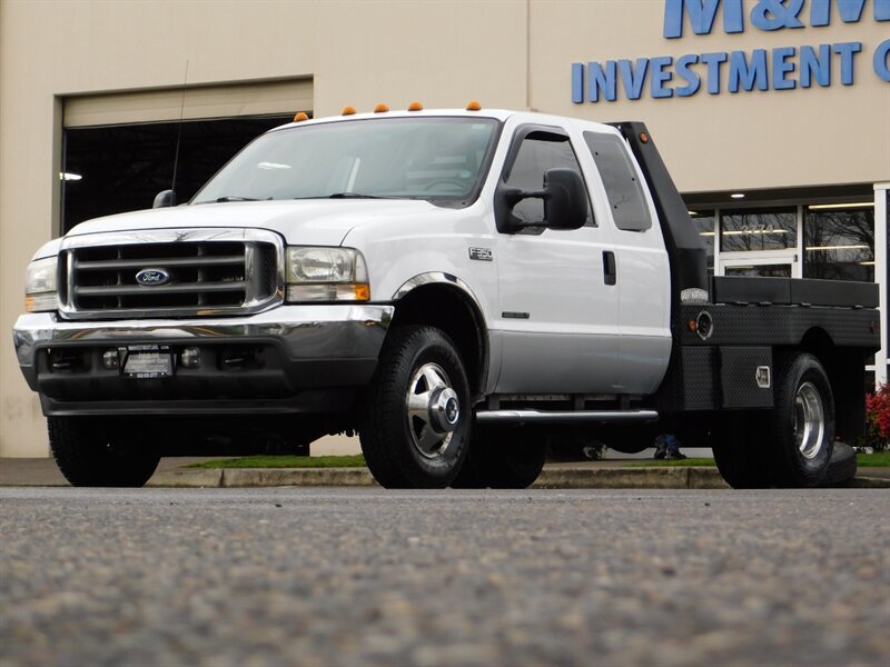 2002 Ford F-350 Super Duty XLT 4X4 7.3L DIESEL / DUALLY / FLAT BED   - Photo 4 - Portland, OR 97217