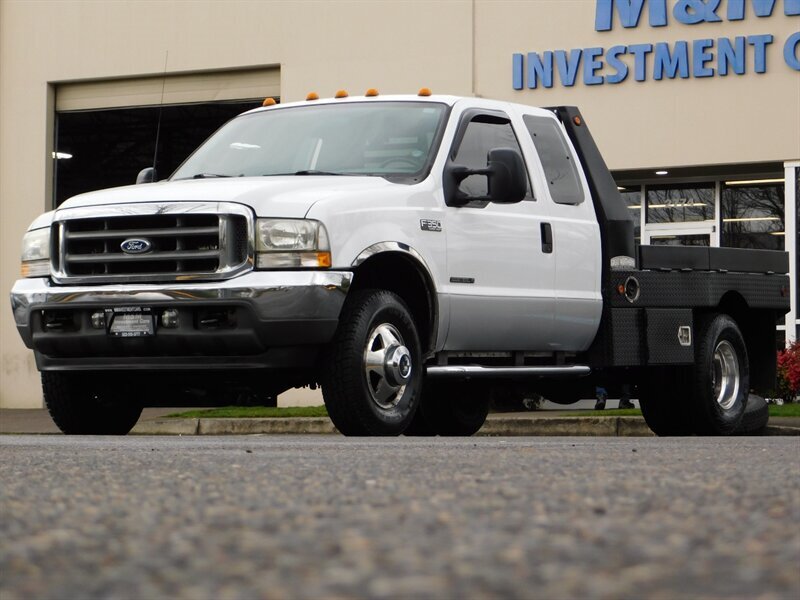 2002 Ford F-350 Super Duty XLT 4X4 7.3L DIESEL / DUALLY / FLAT BED   - Photo 5 - Portland, OR 97217