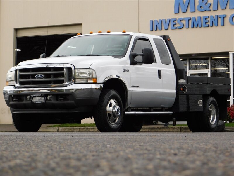 2002 Ford F-350 Super Duty XLT 4X4 7.3L DIESEL / DUALLY / FLAT BED   - Photo 1 - Portland, OR 97217