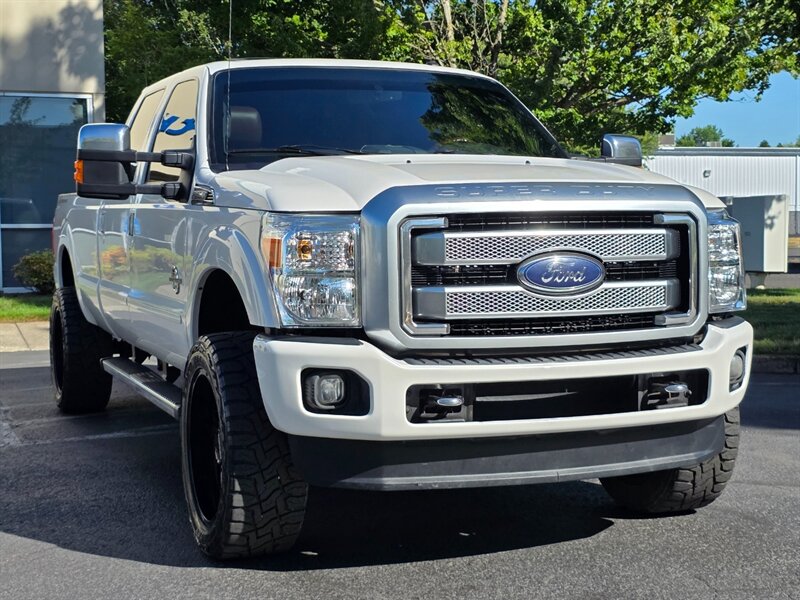 2015 Ford F-350 Platinum 4X4 LONG BED 6.7L DIESEL Sunroof / LIFTED / TURBO / LEATHER / FULLY LOADED - Photo 2 - Portland, OR 97217