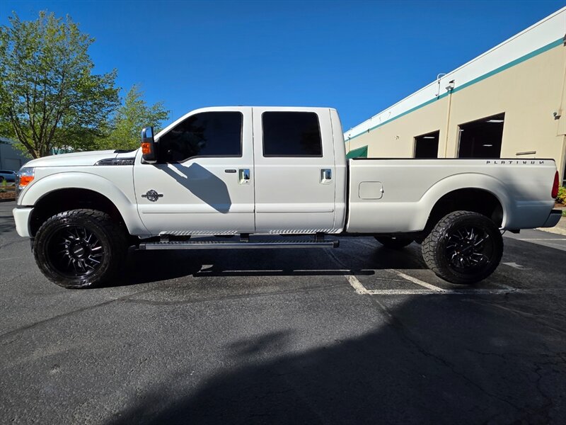 2015 Ford F-350 Platinum 4X4 LONG BED 6.7L DIESEL Sunroof / LIFTED / TURBO / LEATHER / FULLY LOADED - Photo 3 - Portland, OR 97217