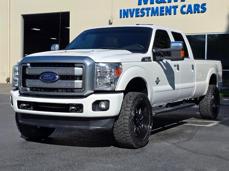 2015 Ford F-350 Platinum 4X4 LONG BED 6.7L DIESEL Sunroof / LIFTED / TURBO / LEATHER / FULLY LOADED - Photo 1 - Portland, OR 97217