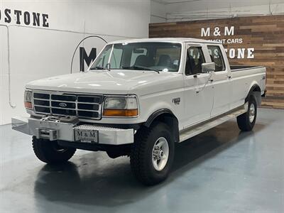 1997 Ford F-350 Crew Cab 4X4 / 7.3L DIESEL / 5-SPEED / 126k MILES  / 1-OWNER / ZERO RUST / LONG BED / 7.3L POWER STROKE