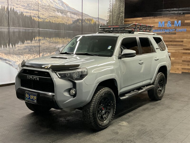 2017 Toyota 4Runner TRD Pro 4X4 / LIFTED / CEMENT COLOR / SHARP SHARP  Leather & Heated Seats / Crawl Control / Luggage Rack / Backup Camera / RUST FREE - Photo 1 - Gladstone, OR 97027