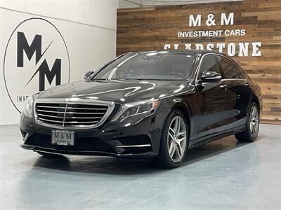 2014 Mercedes-Benz S 550 4MATIC AWD V8 Twin Turbo / NEW TIRES  / Rear Seat Entertainment Pkg Sedan