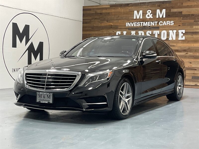 2014 Mercedes-Benz S 550 4MATIC AWD V8 Twin Turbo / NEW TIRES  / Rear Seat Entertainment Pkg - Photo 1 - Gladstone, OR 97027