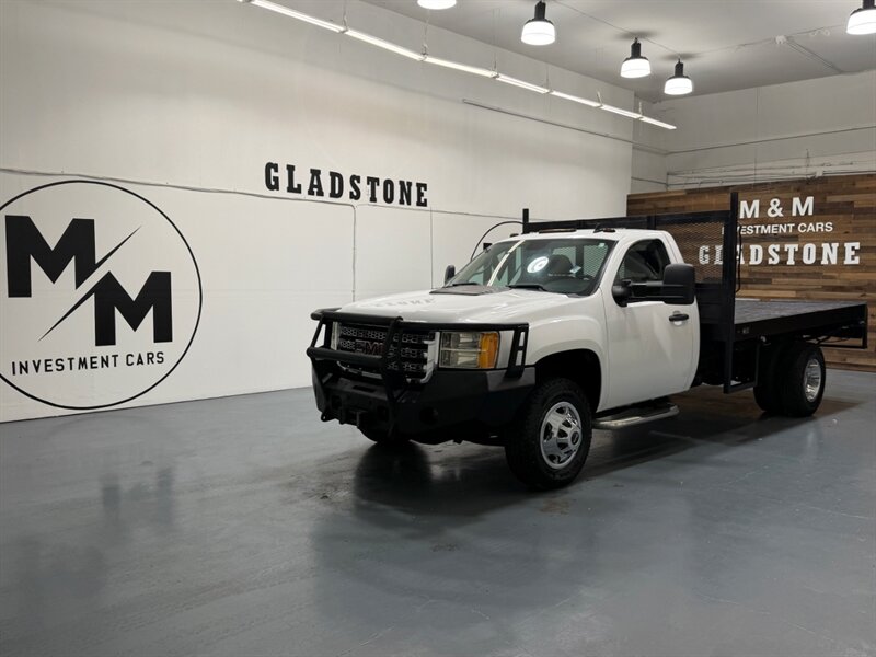 2013 GMC Sierra 3500 3500HD SLE 4X4 / 6.6L DURAMAX DIESEL /DUALLY /FLAT BED /REGULAR CAB / LOCAL w. ZERO RUST - Photo 25 - Gladstone, OR 97027